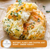 Ella Gray Gourmet Cheddar & Herb Biscuit Mix - 600g Makes a Double Batch Easy to Make Recipe Just add water and cheese and goes great dinner or save