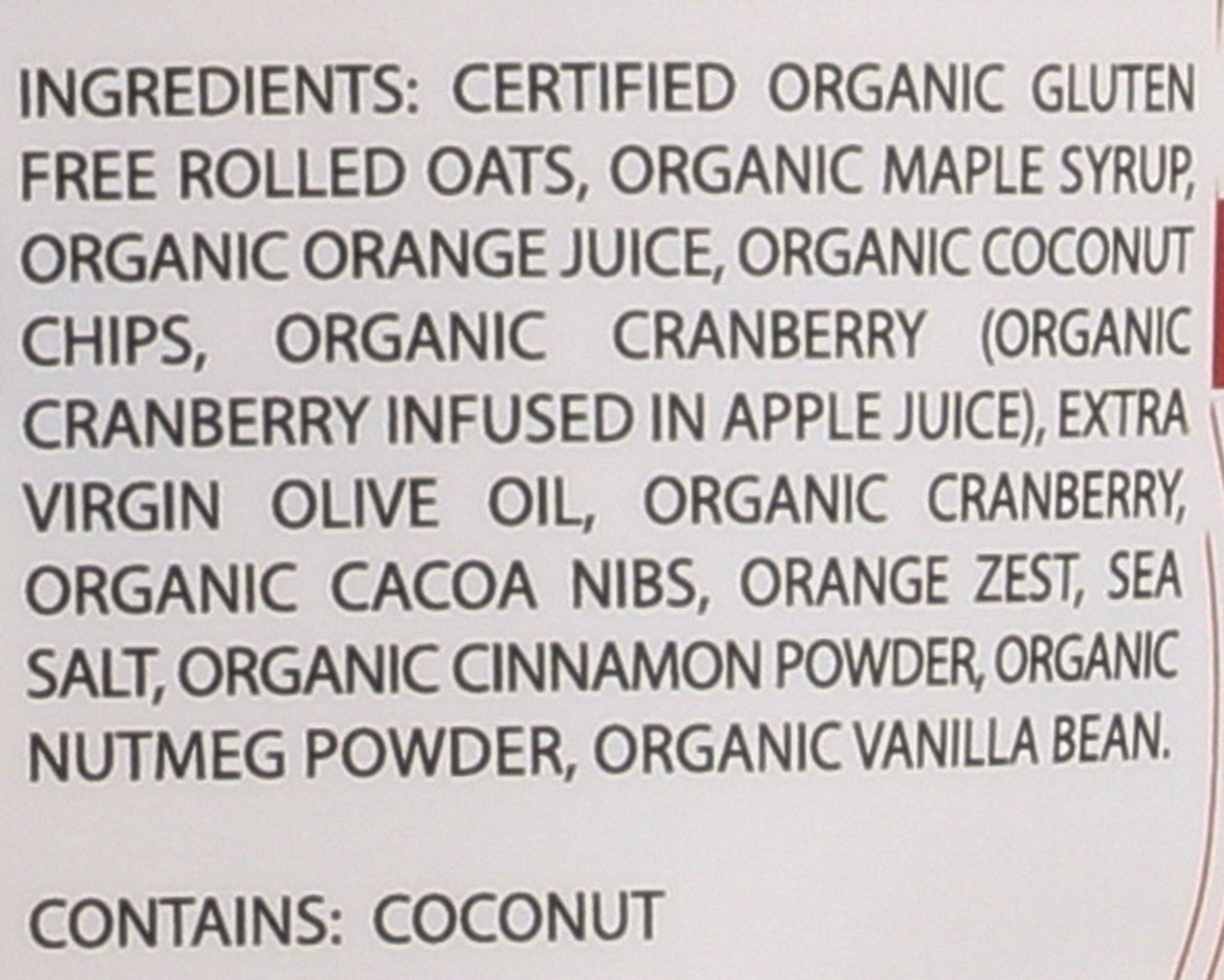 NANA JOES Coconut Cranberry Coco Nib, 16 OZ