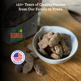 HUDSON PECAN COMPANY: Praline Roasted Georgia Pecans | Candied Gourmet Delight, Irresistible Southern Sweetness (Perfect for Snacking, Baking, Salads