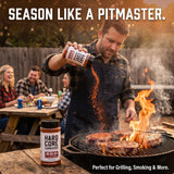 Hardcore Carnivore Red Bar-B-Q Rub Seasoning - 11 oz Shaker - Rib Rub and Brisket Rub - Burger Seasoning and Steak Rub - Meat Rub for Bbq Rub