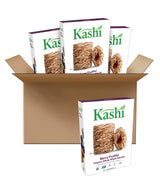 Kashi Breakfast Cereal, Vegan Protein, Organic Fiber Cereal, Bulk Pantry Staples, Berry Fruitful, 62.4oz Case (4 Boxes)