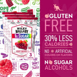 Wiley Wallaby 5.5 Ounce Very Berry Low Sugar Gluten Free Gourmet Australian Style Soft & Chewy Licorice Candy Twists (5.5 Ounce (Pack of 3))