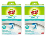 Scotch Brite Toilet Scrubber Refill Value Pack 2 Boxes of 10 Each Click N Flip