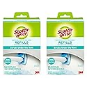 Scotch Brite Toilet Scrubber Refill Value Pack 2 Boxes of 10 Each Click N Flip