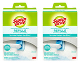 Scotch Brite Toilet Scrubber Refill Value Pack 2 Boxes of 10 Each Click N Flip