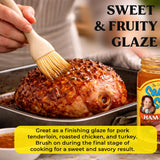 Saucy Susan The Original Ham Glaze - 3 Pack (3 × 9.5 oz Jars) - Sweet & fruity apricot-peach glaze with a hint of spice; perfect for baked ham, pork