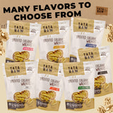 TATA RAW - Organic Sprouted Maple Walnuts ASSORTED FLAVORS (Pack of 12)