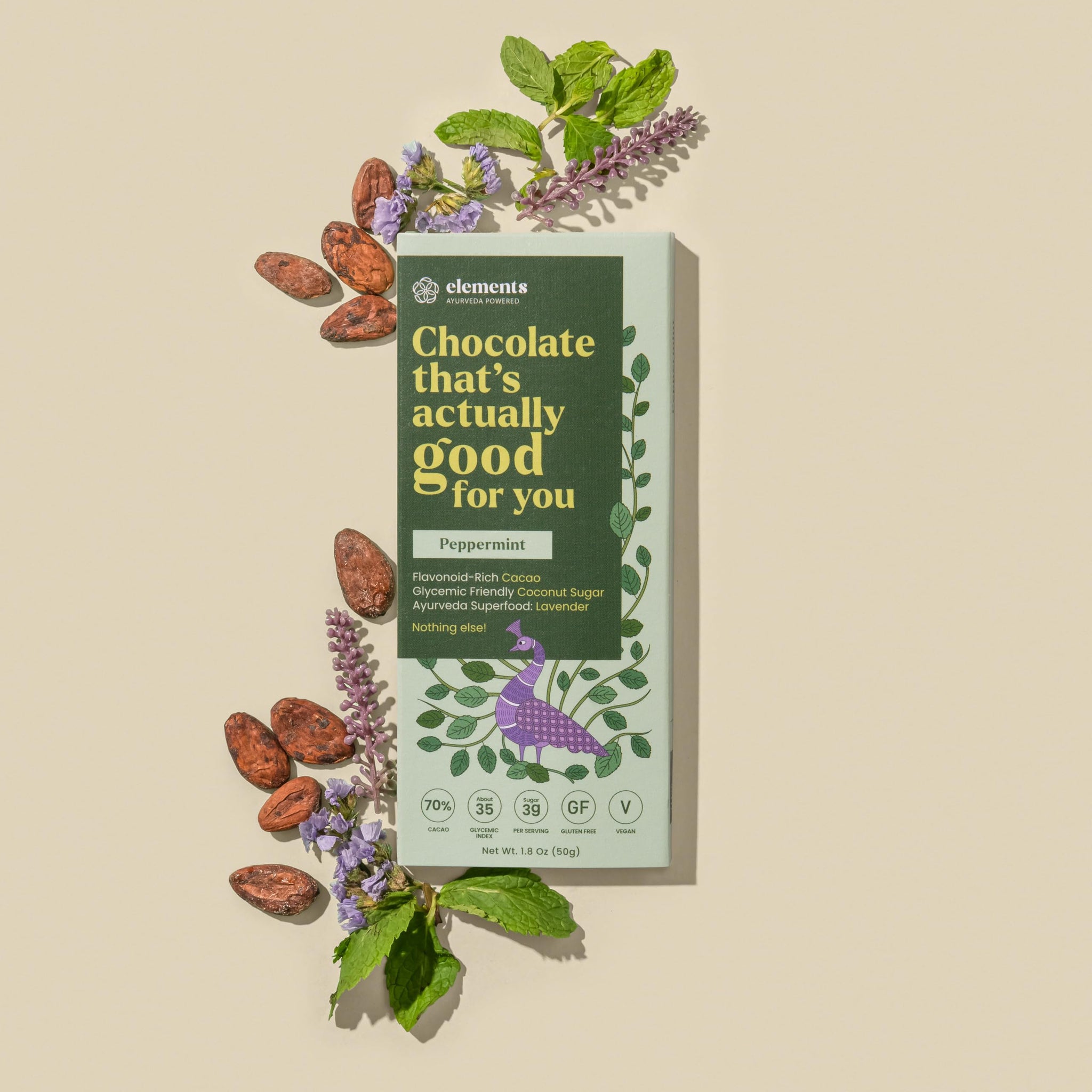 Elements Truffles Dark Chocolate Bar Combo Pack of 9 | Ayurvedic, Vegan & Gluten Free | No Refined Sugar & Artificial Flavours | Enriched with Cocoa