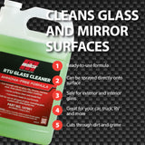 Malco Ready-To-Use Glass Cleaner - Streak-Free Removal of Dirt, Grease, Oils, & Bug Debris from Glass, Chrome, Tile, Stainless Steel, Vinyl