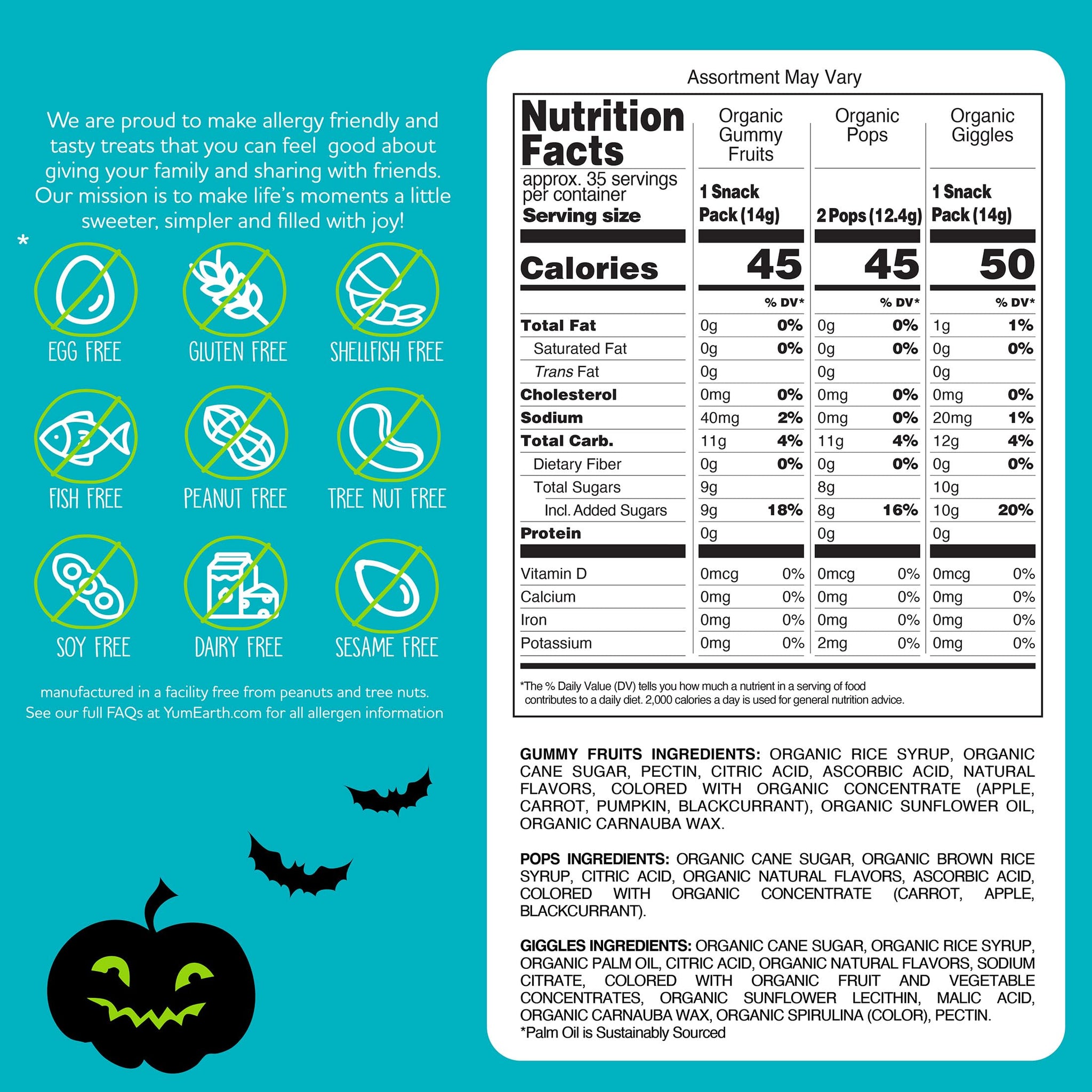 Halloween OG Variety Bag 50ct
