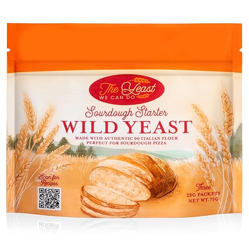 The Yeast We Can Do Dehydrated Sourdough Starter Kit - 3 Pack Active Dry Starter Culture (75g Total) - Fast Activation, Long Shelf Life, Never Lose