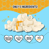 Max Mallow HONEY Mini Marshmallows - Very Vanilla - Gut Friendly, Gluten Free, No Refined Sugars, Real Wildflower Honey, Collagen-Infused Snack (3