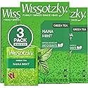 Wissotzky Nana Mint Green Tea (3 Pack - 60 Tea Bags) | Antioxidant Rich | Moroccan Mint Tea Bags | Revitalizing Nana Tea