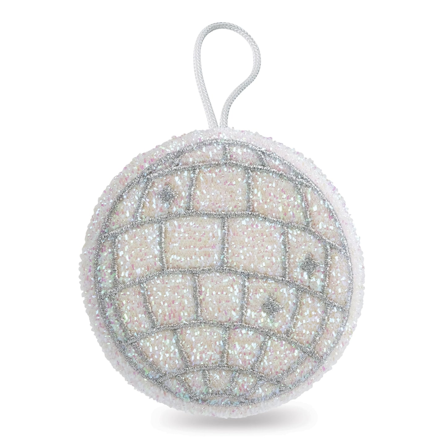 Genuine Fred DISCHO Fever Kitchen Sponges, Set of 2 Disco Ball Scrubber Sponges, Gentle on Cookware, Tough on Grime, Corded Loop for Easy Drying, Fun