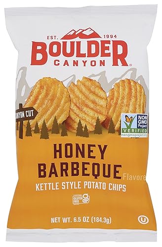 Boulder Canyon Chip Cut, Honey BBQ, 6.5 oz