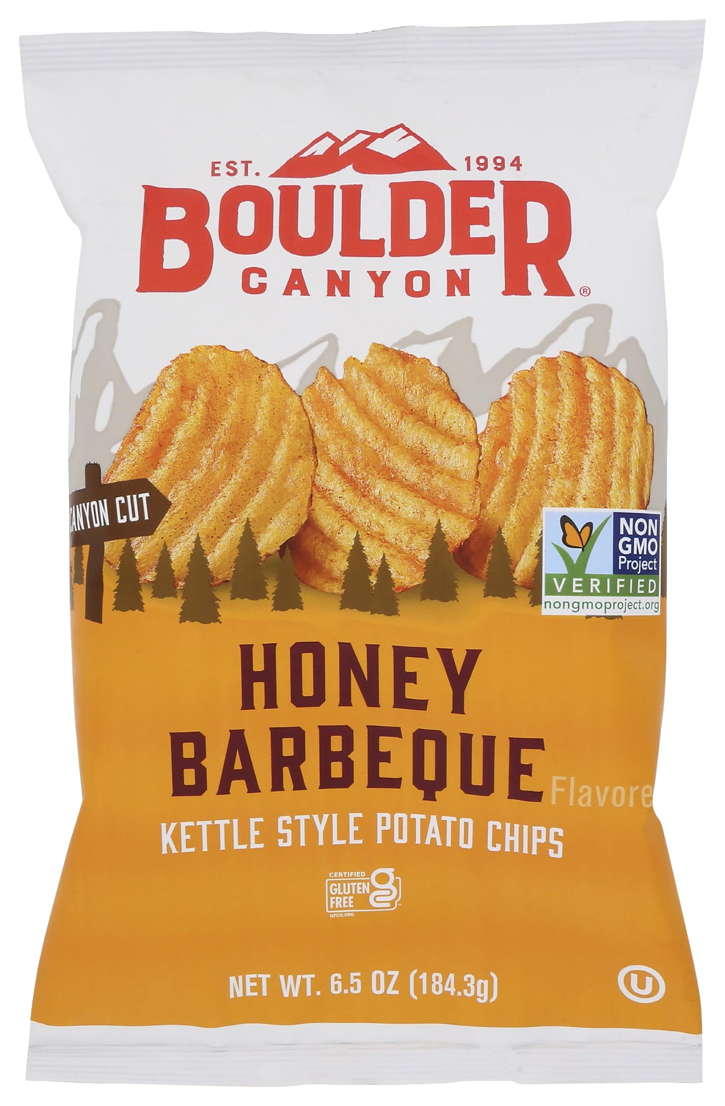 Boulder Canyon Chip Cut, Honey BBQ, 6.5 oz