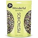 Wonderful Pistachios No Shells Dill Pickle Nuts, 11 Ounce Resealable Bag, Protein Snacks, Gluten Free, Healthy Snacks