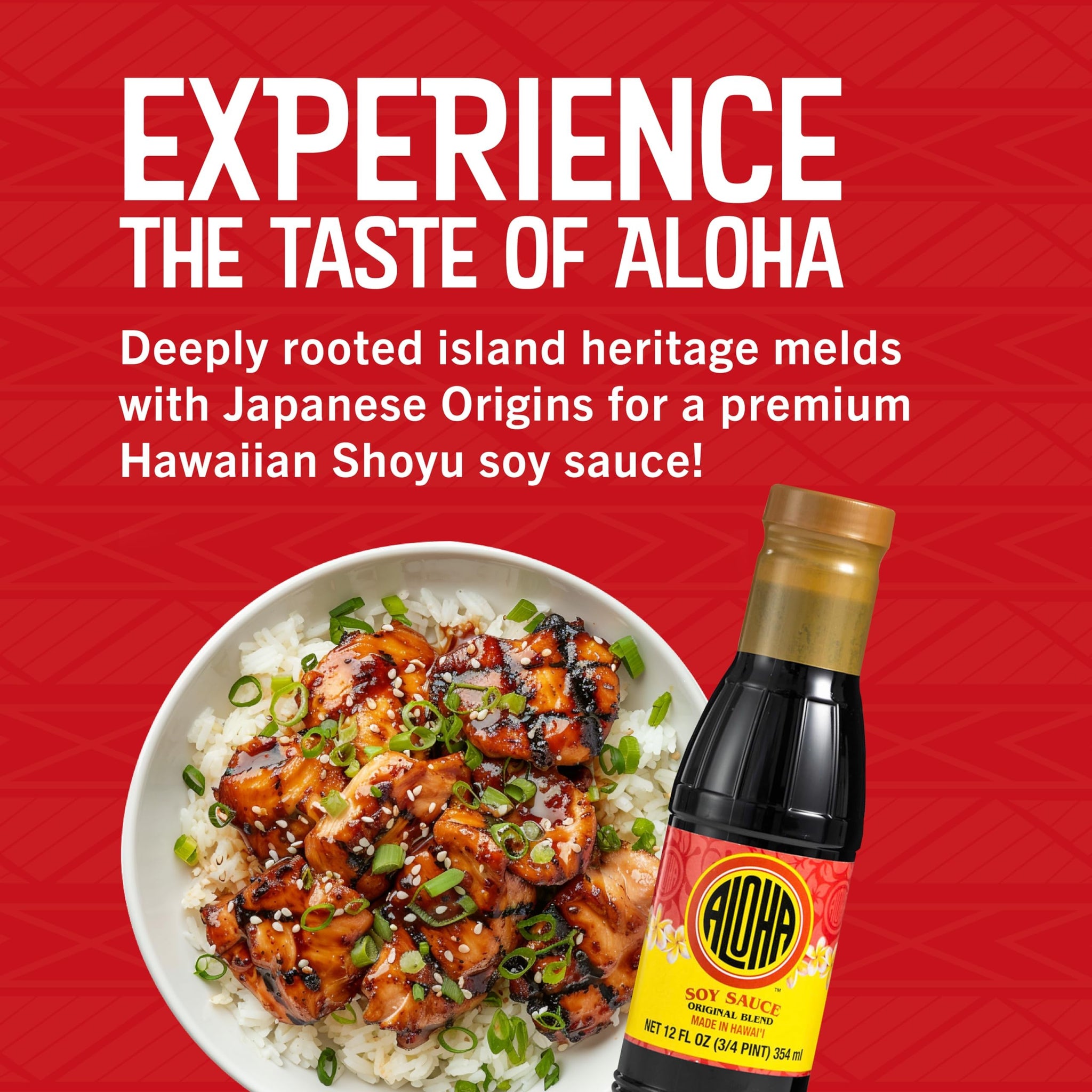 Aloha Shoyu - Original Blend Soy Sauce - Sweet and Light Profile - Made in Hawaii - 12 oz. Bottle