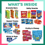 Snack Box Care Package (40 piece Snack Pack) Candy Gift Basket Idea Chips Variety Pack, Pretzels, Candies and more!