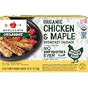 Applegate, Organic Chicken & Maple Breakfast Sausage, 7 oz (frozen)
