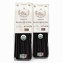 Morelli Squid Ink Pasta Linguine - Organic Black Pasta Noodles, Durum Wheat Semolina, Italian Nero Di Seppia Made in Italy - 8.8 oz / 250 g (Pack