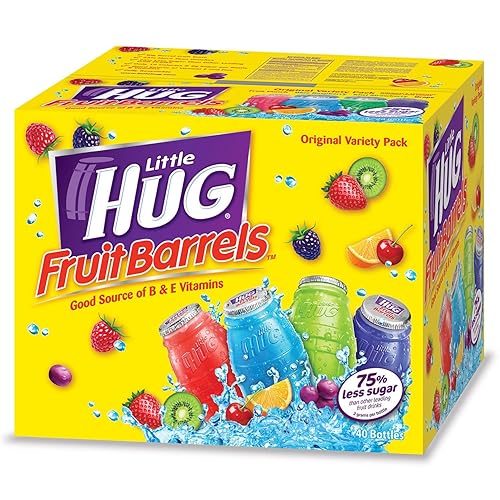 Little Hug Little Hugs Assorted Fruit Drinks, Box of 40/8 Oz Set of 2 8 Fl Oz 2 Set of 40