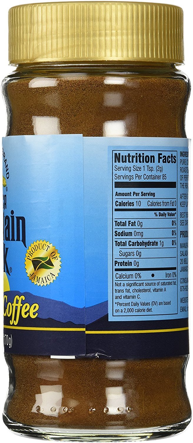 Jamaica Mountain Peak Instant Coffee 6 OZ