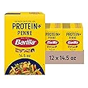 Barilla Protein+ (Plus) Penne Pasta, 14.5 Ounce (Pack of 12) - plant based - Made from Lentils, Chickpeas & Peas - Non-GMO, Kosher Certified