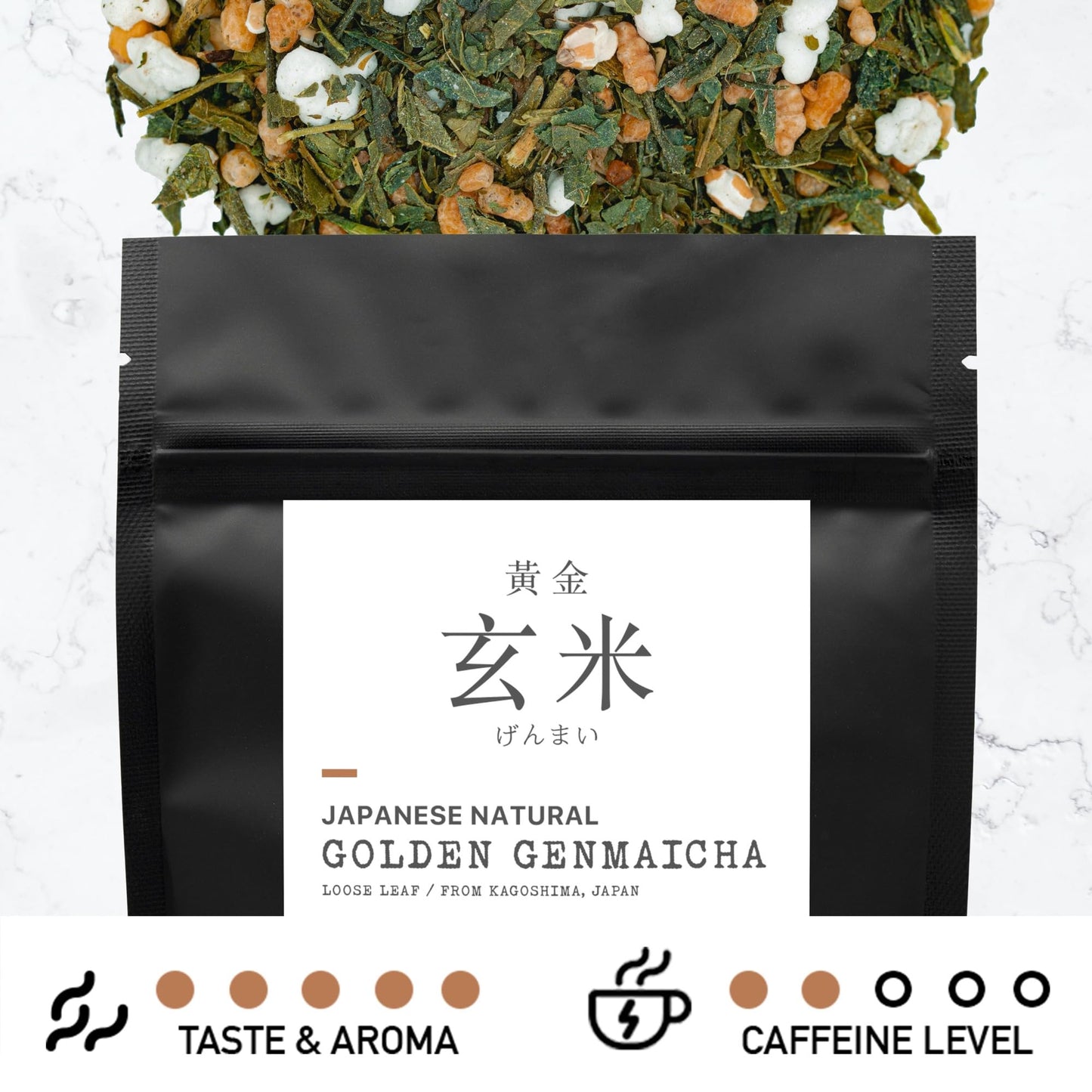Leafmessage Natural Artisan Tea - Golden Genmaicha ???? ?????? (100g/3.5oz)