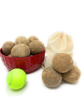 Alpaca Home 100% Alpaca Wool Dryer Balls - Felted - Set of 3 - Made in USA - All Natural Colors - Hypoallergenic