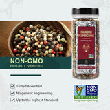 Soeos Rainbow Peppercorns, 8oz (Pack of 1), Non-GMO, Kosher, Packed to Keep Peppers Fresh, Peppercorn for Grinder Refill, Whole Peppercorns
