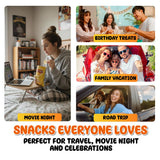 Snack Box Variety Pack (150 Count) - Bulk Snacks Variety Pack for Adults, Kids and Teens - Chips, Cookies and Bars - Care Package for College