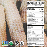 Just About Foods Organic Heirloom White Corn Masa Harina 1lb