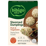 Bibigo, Steamed Dumpling Pork Vegetable, 6.6 Ounce