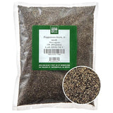 Black Peppercorn 16 Mesh, by Herb Co, Piper Nigrum Coarse Ground, From Indonesia, Kosher, Table Grind for Steaks, Rubs, Sauces, Soups & Everyday