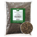 Black Peppercorn 16 Mesh, by Herb Co, Piper Nigrum Coarse Ground, From Indonesia, Kosher, Table Grind for Steaks, Rubs, Sauces, Soups & Everyday