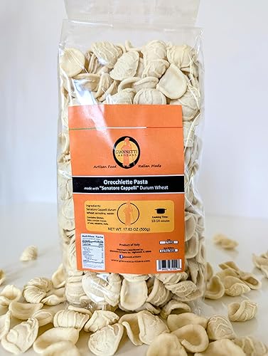 Giannetti Artisans Italian Handmade Orecchiette Pasta - 17.63 oz (2-Pack)