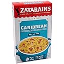Zatarain’s Rice Mix, Caribbean, Flavorful Side Dish or Base for Meals, Long Grain Rice Mix, One Pot Meals, Just Add Meat, Made with Real Vegetables
