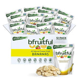 bfruitful Freeze-Dried Banana, Freeze Dried Fresh Fruit Bites, Gluten Free, Vegan, Dairy Free, Kosher, No Sugar Added, Non GMO, Healthy Snacks