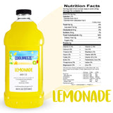 Coolbreeze® Beverages Ready to Use Premium Frozen Slush Drink Mix - Lemonade - One Case (Six 1/2 Gal Bottles)