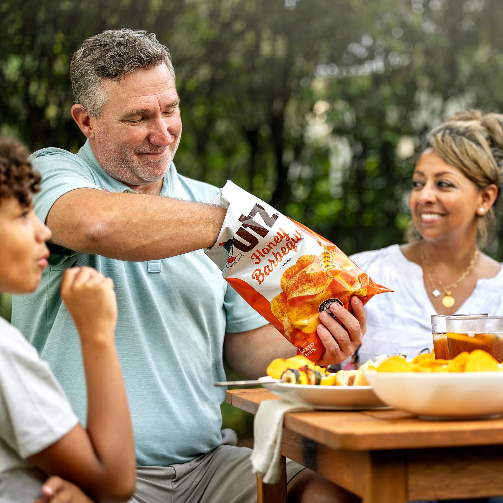 Utz Honey Barbeque Potato Chips, 7.75 Oz