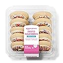 Amazon Grocery, White Frosted Sugar Cookies, 13.5 Oz, 10 Ct, Frozen