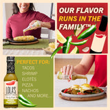 Lola’s Green Jalapeño and Serrano Hot Sauce | Fresh Jalapeños, Serrano Peppers & Lime | 0 Calories, 0g Fat, Low Sodium | All-Natural, Keto