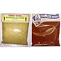 New Mexico Chili Bundle - 1 Each of Chimisa Brand Medium-Hot New Mexico Red Chili Powder (6 Ounces) and Loma Vista Mild Hatch Green Chili Powder (5
