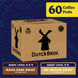 Dutch Bros® Medium and Dark Roast Coffee Variety Pack, 60 Count, Single Serve Coffee Pods for Keurig K-Cup Brewers