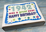 RETRO CANDY YUM ~ 1942 84th Birthday Gift Box of Nostalgic Candy from Childhood for 84 Year Old Man or Woman Born Back in 1942