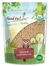 Food to Live Organic Ripe Banana Powder, 2 Pounds - Non-GMO and Raw Whole Fruit Flour, Unsweetened, Unsulfured, Vegan, Kosher, Bulk Dried Platano