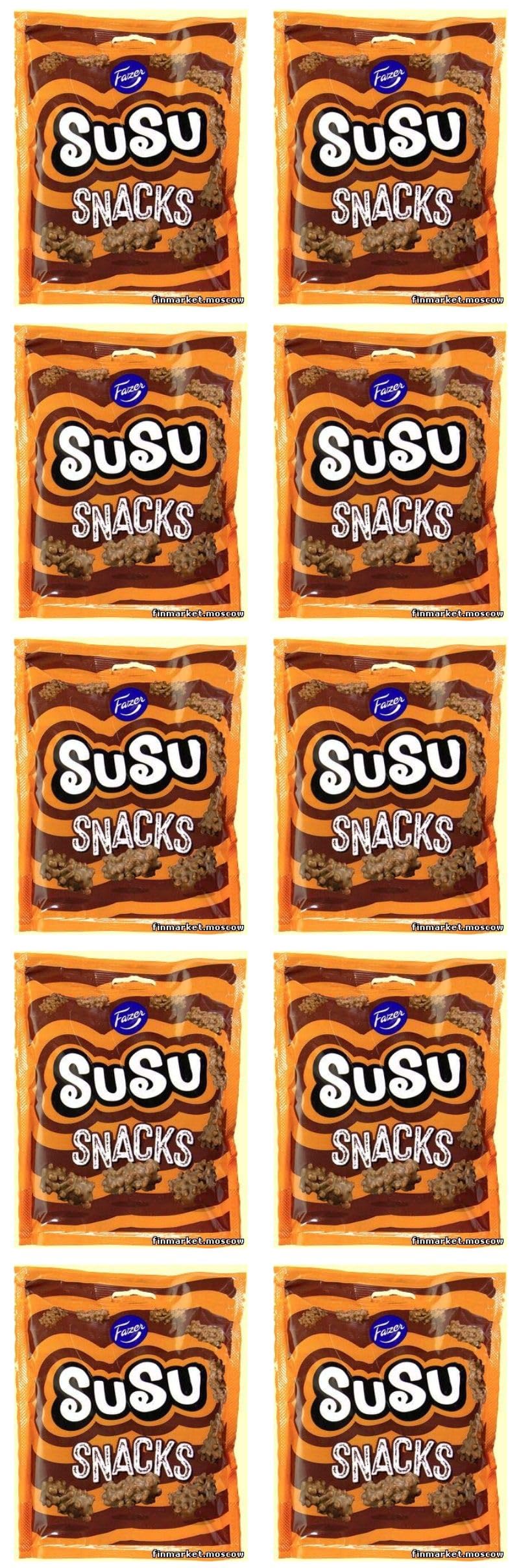 Fazer Susu Snacks Chocolate 10 Packs of 175g