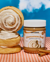 KWEEN Oat Haus Cinnamon Roll Granola Butter | Peanut-free, Almond (Tree-Nut) Free, & School-Safe (Top 8 Allergen Free) | Cookie Butter Alternative