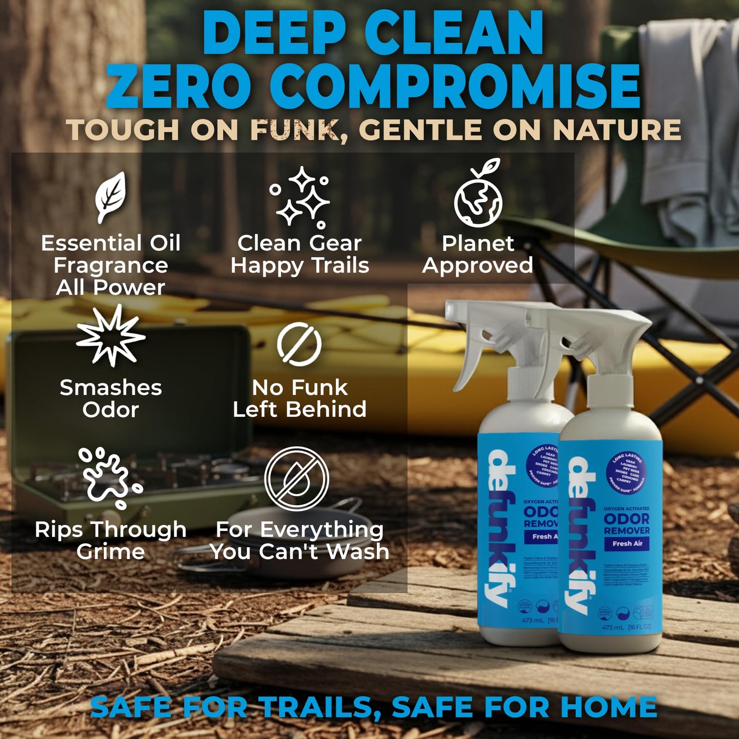 Fabric Freshener Spray, 32oz. 'Fresh Air' Odor Remover Spray. Shoe Deodorizer, Carpet Deodorizer, Odor Eliminator for Strong Odors Cleaning Supplies